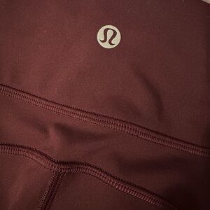 Lululemon Burgundy Leggings
